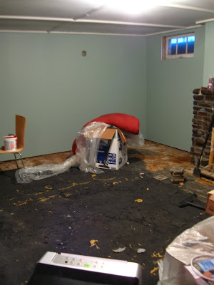 Unearthing the basement floor