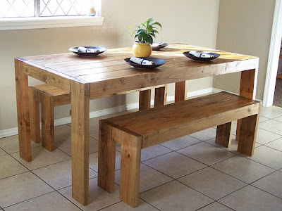 Experimenting with the dining room table